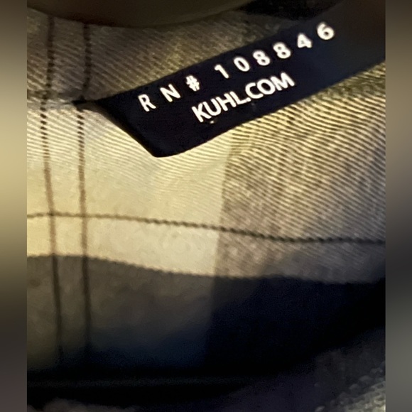 Kuhl- Size S Hanna Flannel LS Shirt - Arctic - Picture 7 of 11